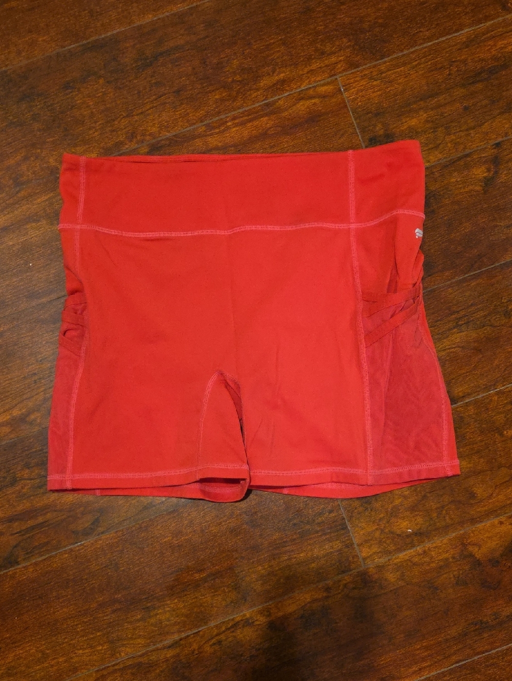 Fabletics Hot Pink Mid-Rise Bike Shorts